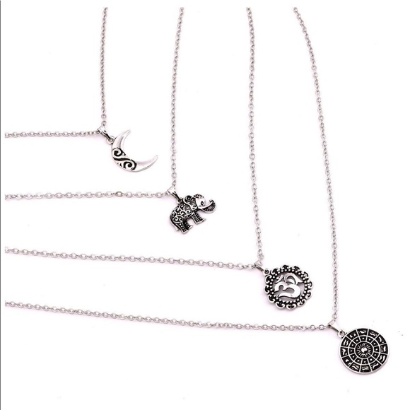 MOON BOHO MULTI-LAYER NECKLACE - Picture 4 of 5